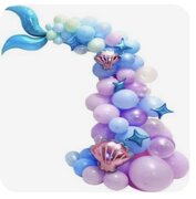 Mermaid Balloon Decor (optional colors)