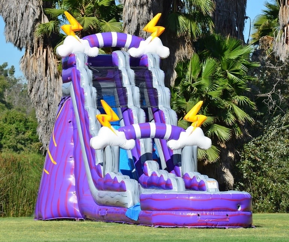 21 FT PURPLE LIGHTNING WATERSLIDE RENTAL 21 FT PURPLE LIGHTNING WATERSLIDE RENTAL