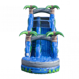 19 Ft Blue Tsunami Water Slide Rental 19 Ft Blue Tsunami Water Slide Rental