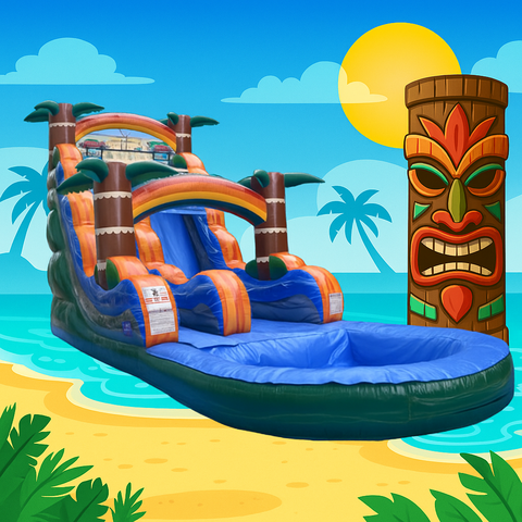 18FT Tiki Plunge Water Slide 18FT Tiki Plunge Water Slide