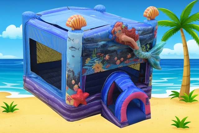 14Ft Mermaid Bounce House 14Ft Mermaid Bounce House