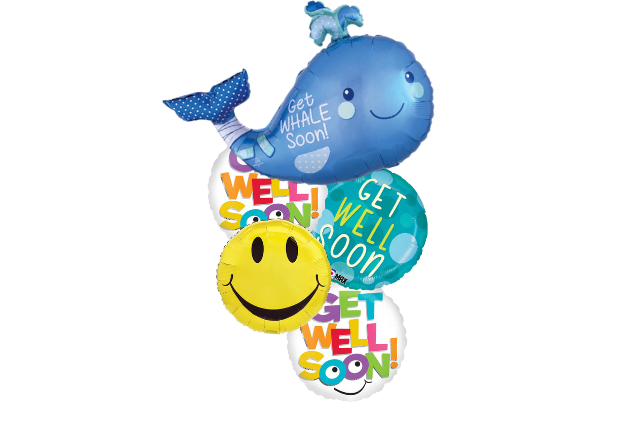Get Whale Soon Balloon Bouquet Get Whale Soon Balloon Bouquet