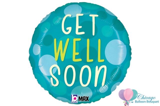 Get Well Dots Blue Get Well Dots Blue