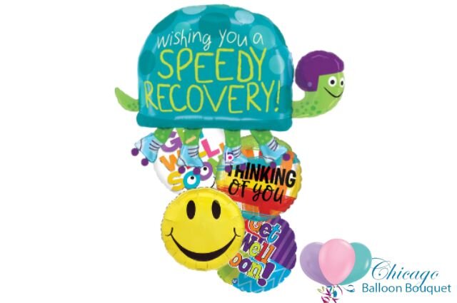 Speedy Recovery Foil Balloon Bouquet Speedy Recovery Foil Balloon Bouquet