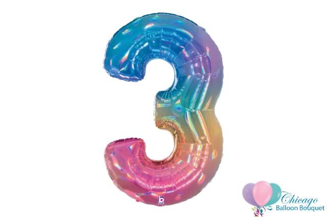 Three Number Balloon Three Number Balloon