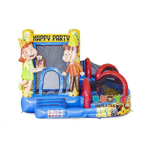 Birthday Bouncy Slide Combo Dry