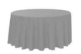 Round Tablecloths 120” Grey