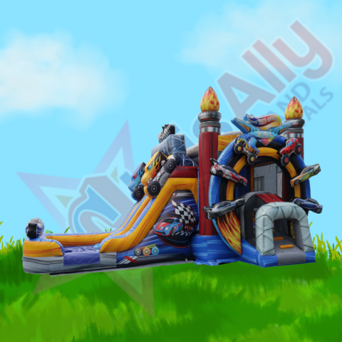 Hot Wheels Cars Jump and Dual Slide Wet/Dry Hot Wheels Cars Jump and Dual Slide Wet/Dry