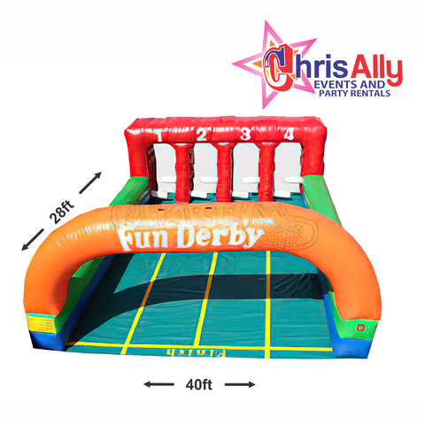 Inflatable Fun Derby Game Inflatable Fun Derby Game