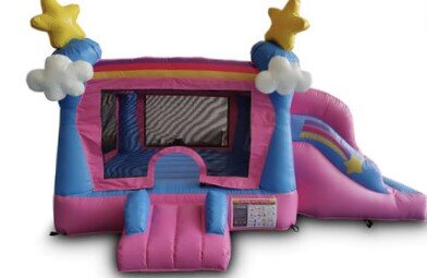 Mini Enchanted Bounce House Slide Mini Enchanted Bounce House Slide