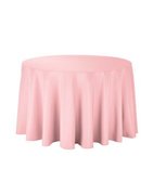 Round Tablecloth 108" Pink