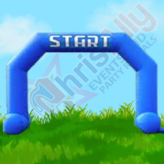 Blue Start / Finish Line