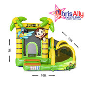 Jungle Bouncy Slide Combo Dry (Toddler/Customer Pick Up) 