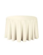 Round Tablecloth 108" Ivory