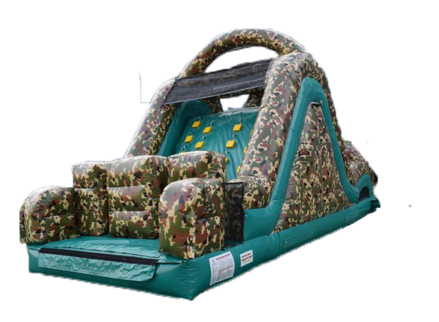 16' Boot Camp Dry Rock Climb Slide 13'x30' 16' Boot Camp Dry Rock Climb Slide 13'x30'