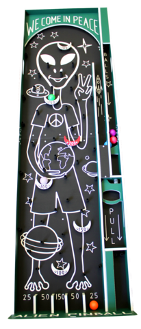 Alien Pinball Game Alien Pinball Game