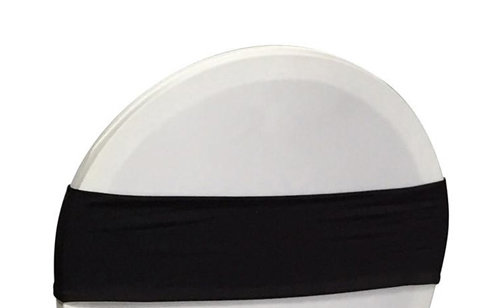 Linen: Black Chair Band Linen: Black Chair Band