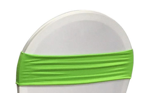 Linen: Lime Green Chair Band Linen: Lime Green Chair Band