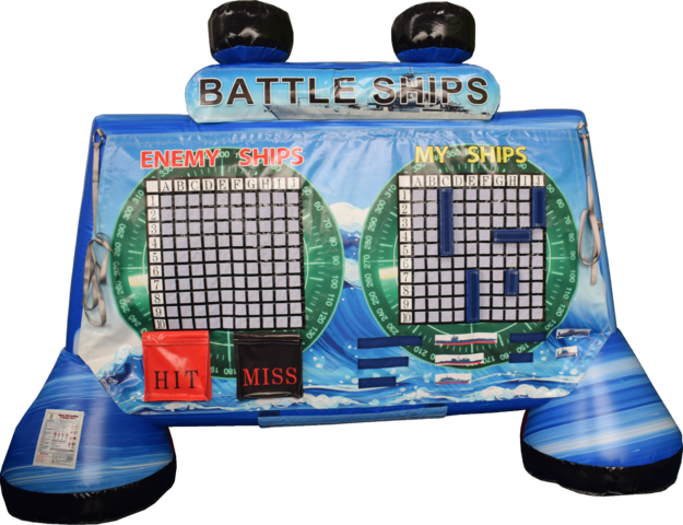 Giant Inflatable Battle Ships Game 3'x12' Giant Inflatable Battle Ships Game 3'x12'