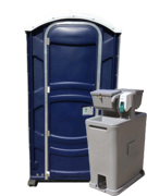 Portable Restroom Blue with Sink Portable Restroom Blue with Sink