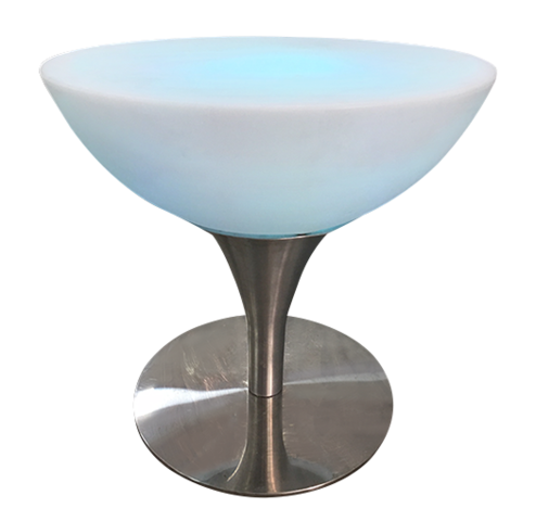 LED Chrome Round Lounge Table 32 LED Chrome Round Lounge Table 32