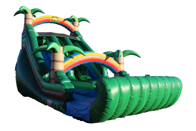 22' Tropical Double Dry Slide 16'x30' 22' Tropical Double Dry Slide 16'x30'