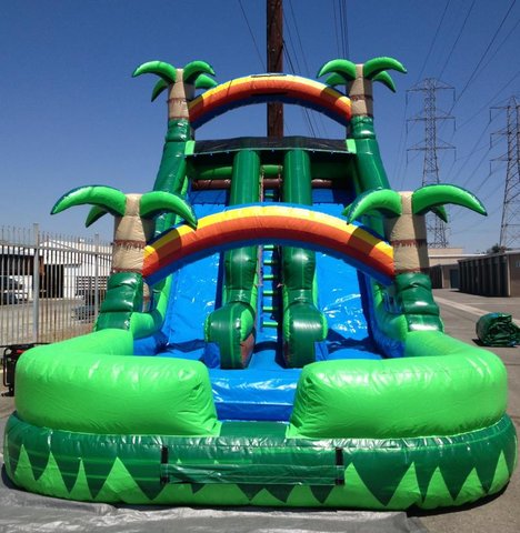 Green Monster 22' Water Slide 16'x36' Green Monster 22' Water Slide 16'x36'