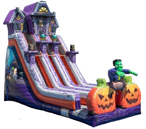 24' Haunted Dual Slide 13'x35' H929 24' Haunted Dual Slide 13'x35' H929