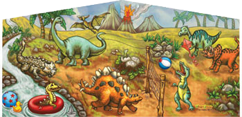 Banner Modular: Dino Planet