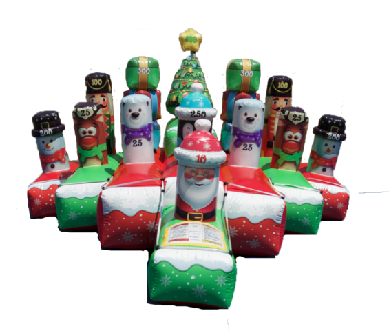 Christmas Hula Hoop Toss Game 12'x13' G840 Christmas Hula Hoop Toss Game 12'x13' G840