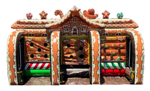 Gingerbread 3in1 Holiday Games 7'x17' G837 Gingerbread 3in1 Holiday Games 7'x17' G837