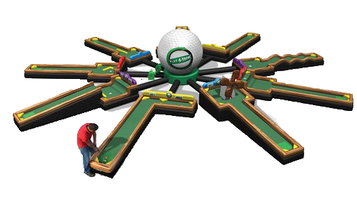Inflatable Mini Golf 9 Holes 38x'38' Inflatable Mini Golf 9 Holes 38x'38'