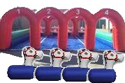 4 Lane Race Track 28'x30' with 4 Pony Hops G801 4 Lane Race Track 28'x30' with 4 Pony Hops G801