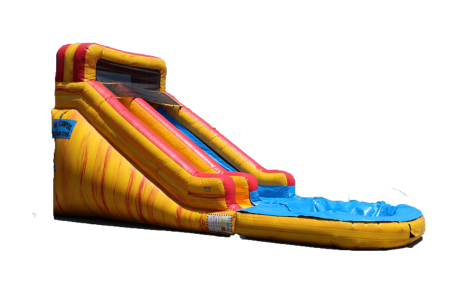 18' Volcano Lava Water Slide 508 13'x30' 18' Volcano Lava Water Slide 508 13'x30'