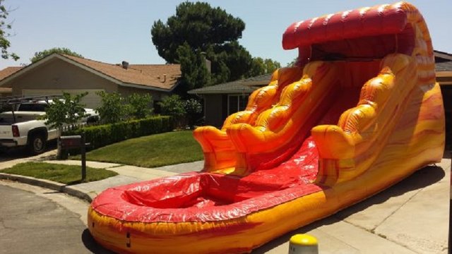 15' Fire Ball Water Slide 15' Fire Ball Water Slide