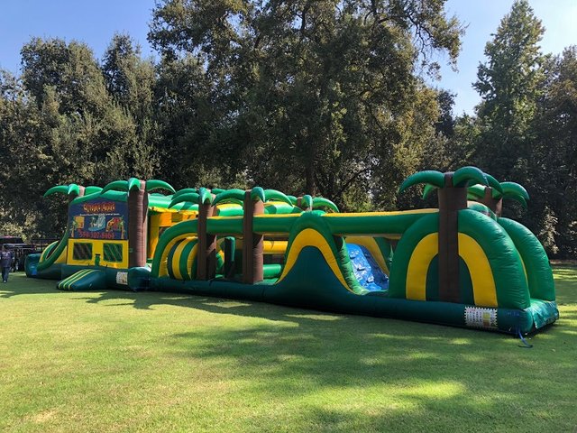 75 Foot Tropical Obstacle Course 75 Foot Tropical Obstacle Course