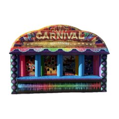 <b><font color='red'><b>Happy Carnival Game Booth<font color='blue'><br><large>Ball and Bean Bag Toss<br></large></font></b></font></b>