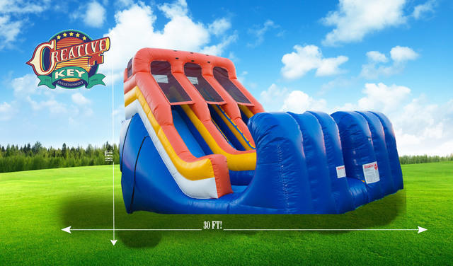 18ft Giant Slide - OKC Colors 18ft Giant Slide - OKC Colors