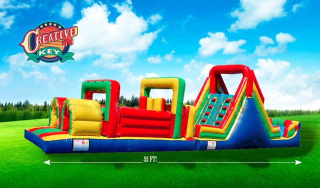 52 ft Double Lane Obstacle Course 52 ft Double Lane Obstacle Course