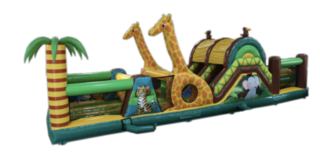 43' Inflatable Safari Obstacle Course