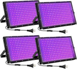 LED UV Black Lights Set of 4
