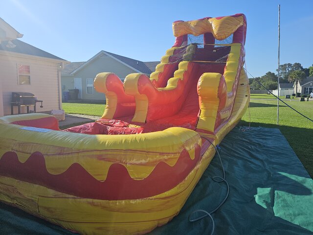 16 ft Molten Rush Water Slide Wet/Dry 16 ft Molten Rush Water Slide Wet/Dry