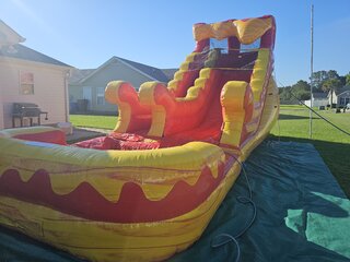 16 ft Molten Rush Water Slide Wet/Dry