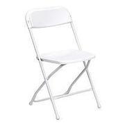 White Plastic Foldable Chairs