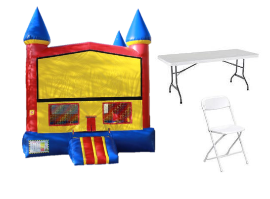 Pckg 1- New Castle 2 tables 16 chairs