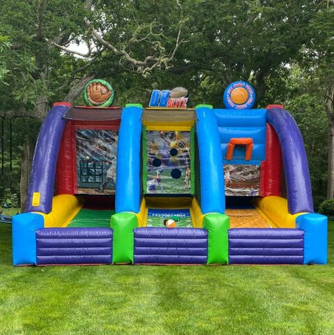 Sports interactive inflatable game rental Jacksonville Florida