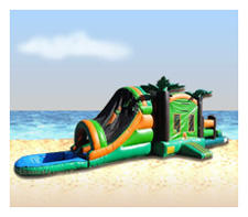 44' Coastal Obstacle Course - Wet  Inflatable Party Rental
