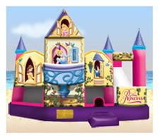 Disney Princess's 3D 5in1 combo Inflatable Party Rental
