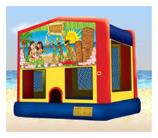 Luau Bounce House Inflatable Party Rental