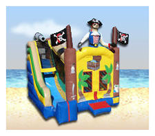 Pirate Ship 4in1 Combo Inflatable Party Rental